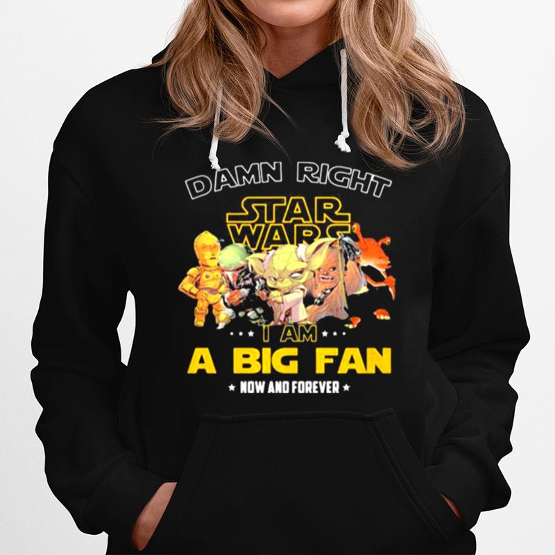 Damn Right Star Wars I Am A Big Fan Now And Forever Hoodie