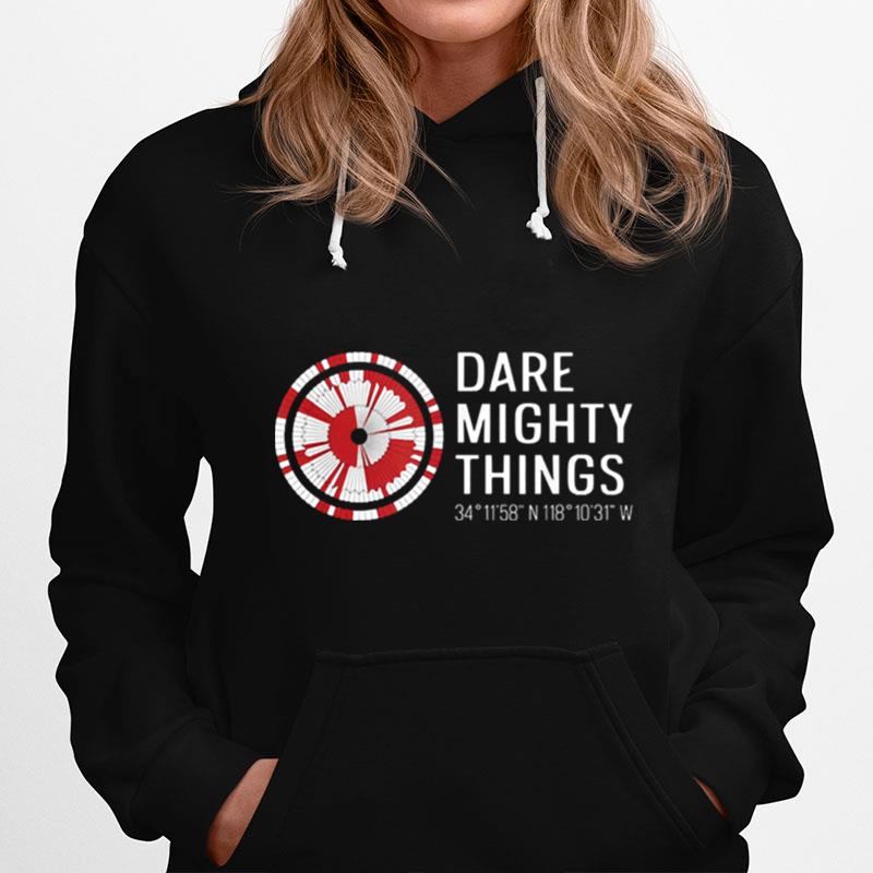 Dare Mighty Things Perseverance Mars Rover Hidden Code Hoodie