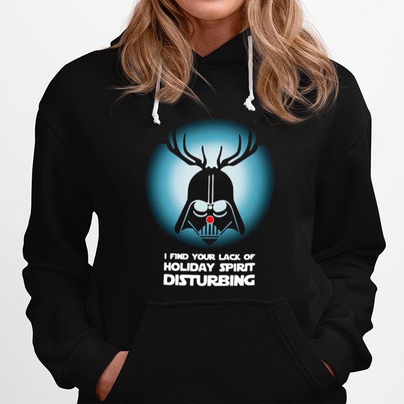 Darth Vader Reindeer I Find Your Lack Of Holiday Spirit Disturbing Christmas T-Shirt