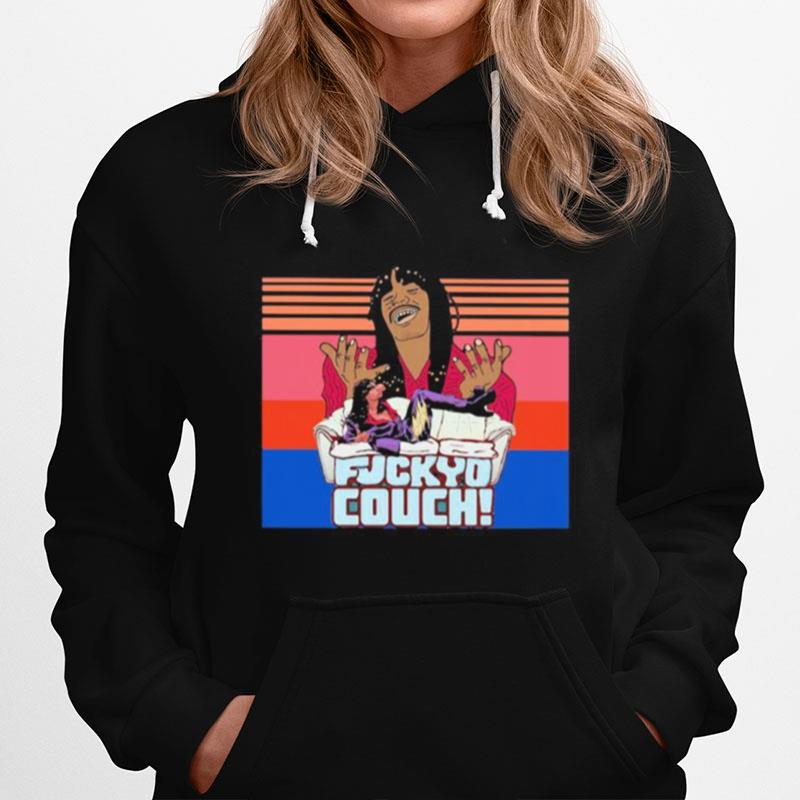 Dave Chappelle Rick James Fuckyd Couch Vintage Retro Hoodie