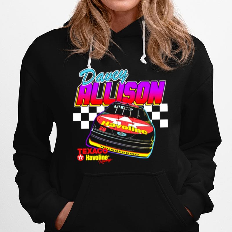 Davey Allison Havoline Retro Nascar Car Racing Hoodie