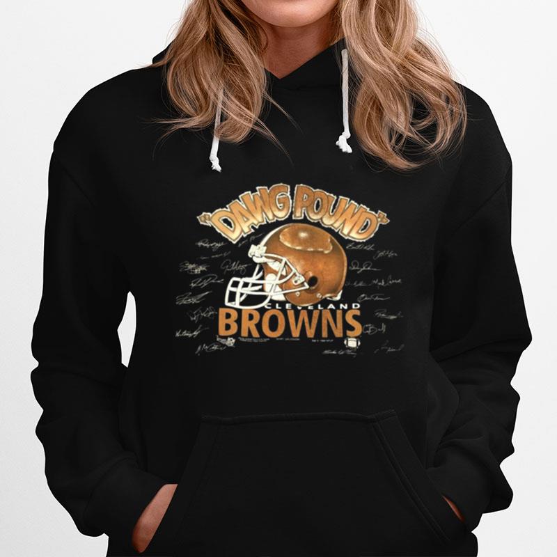 Dawg Pound Cleveland Browns Signatures Hoodie