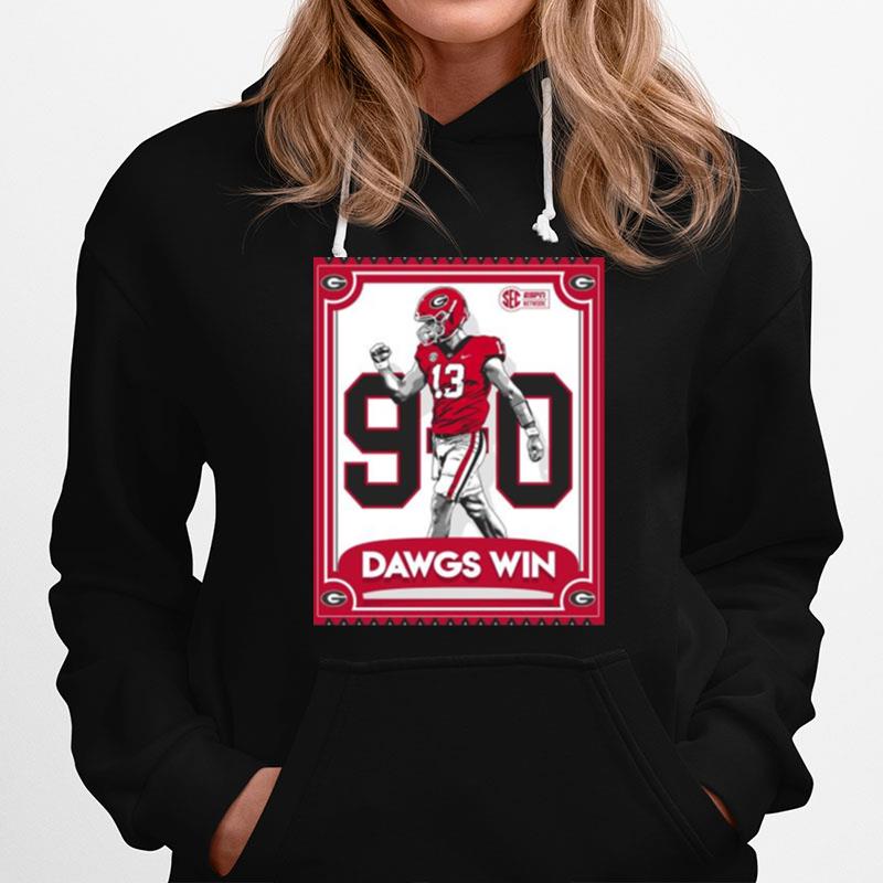 Dawgs Win 9 0 Tennessee Sec 2022 Gameday Hoodie