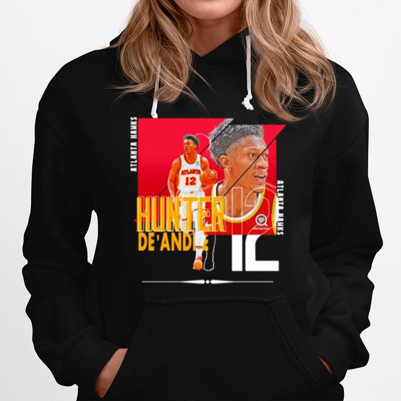 Deandre Hunter Atlanta Hawks Basketball Poster Hoodie