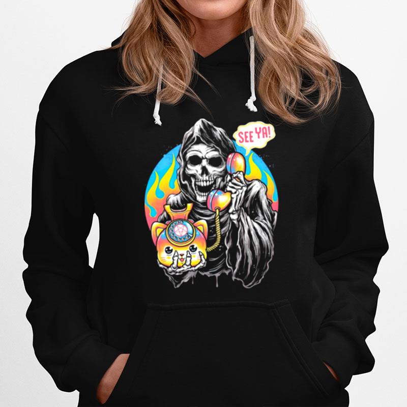 Death Is Calling See Ya Halloween Hoodie