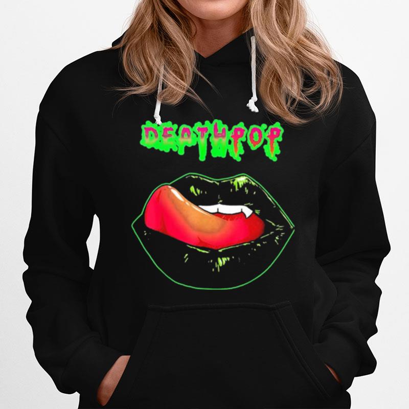 Deathpop Lips Colored Cloth Hoodie