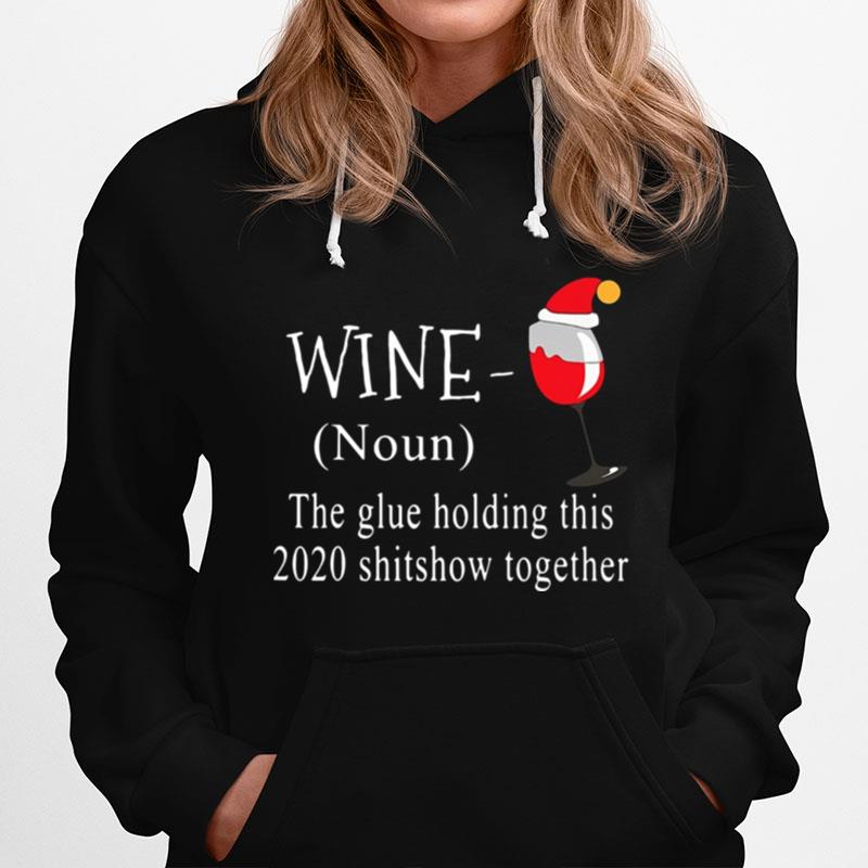 Definition Wine Santa Hat Hoodie
