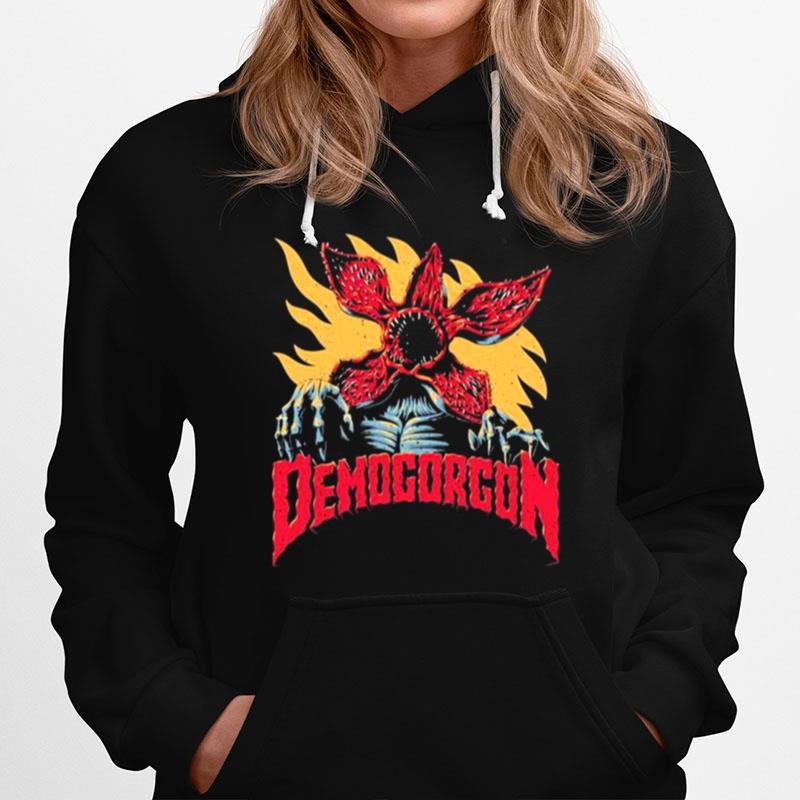 Demogorgon Stranger Things Netflix Series Artwork Hoodie