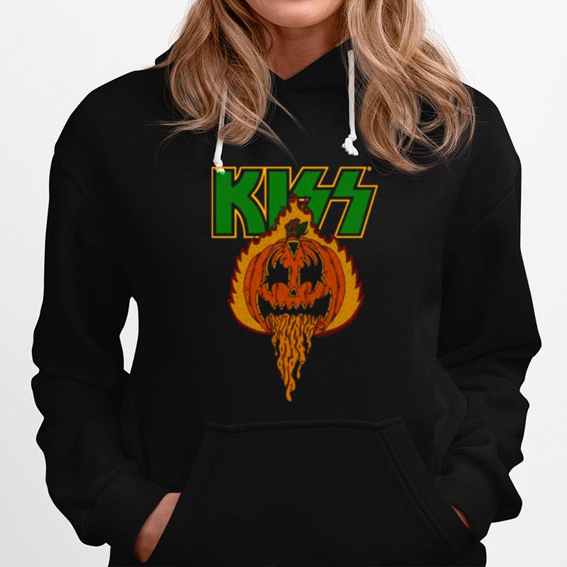 Demon In The Pumpkin Patch Kiss Band Halloween Hoodie