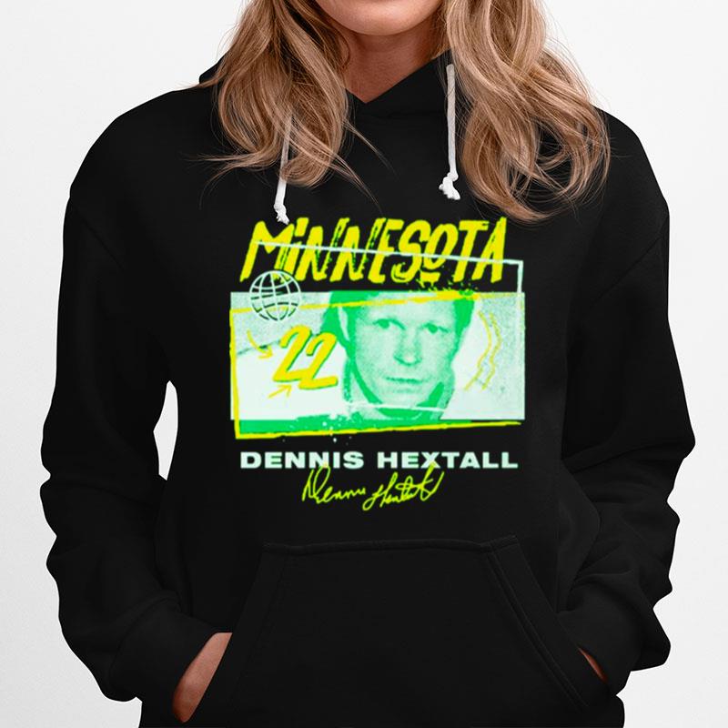 Dennis Hextall Minnesota North Stars Tones Signature Hoodie