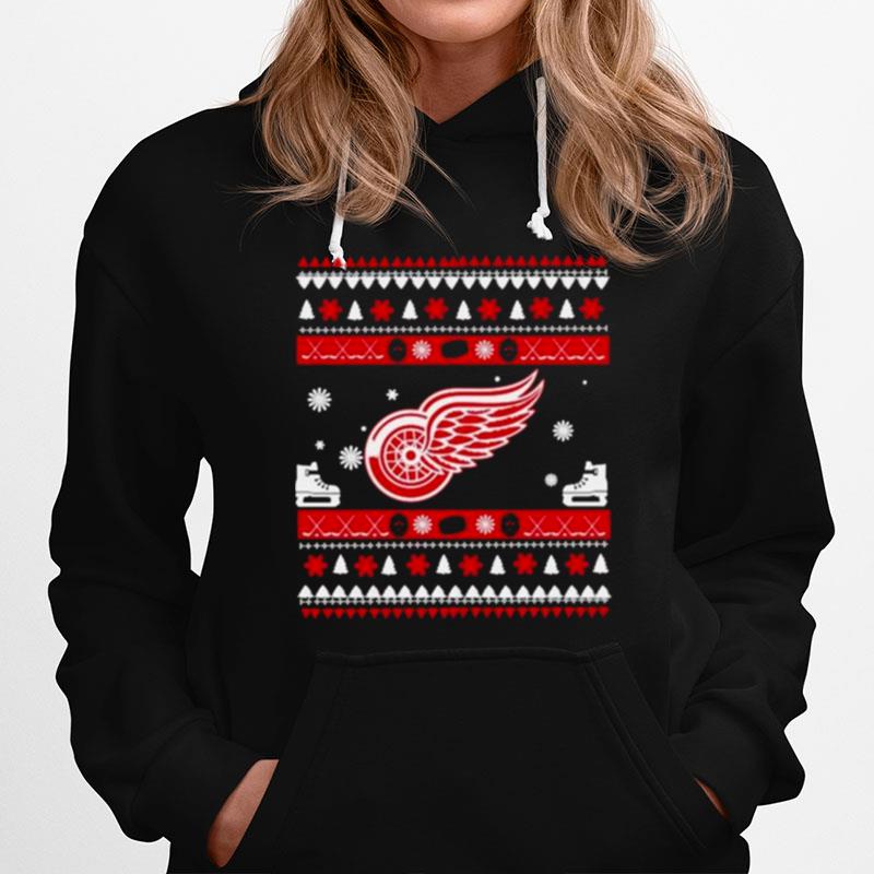 Detroit Red Wings Logo Ugly Christmas Hoodie