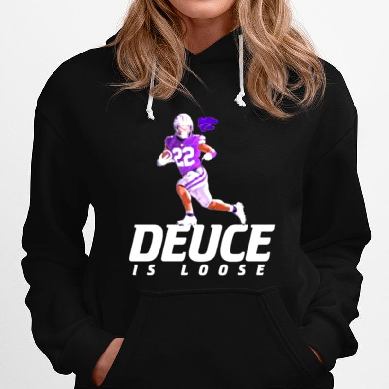 Deuce Is Loose Deuce Vaughn Kansas State Wildcats Hoodie