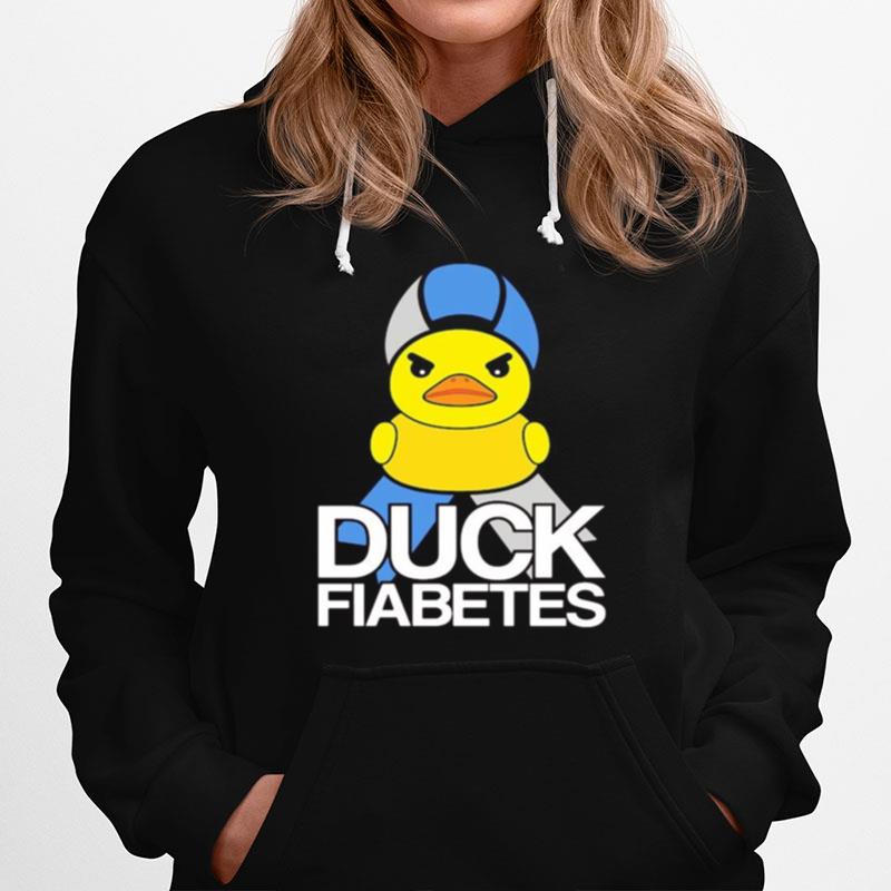Diabetes Cute Duck Fiabetes Hoodie
