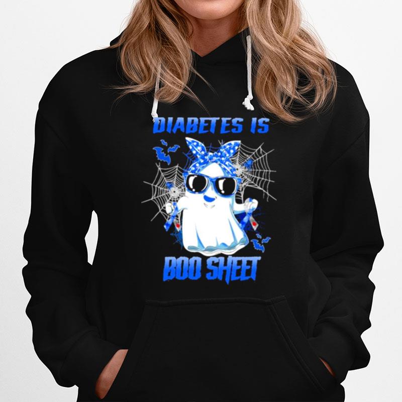 Diabetes Is Boo Sheet Happy Halloween Hoodie