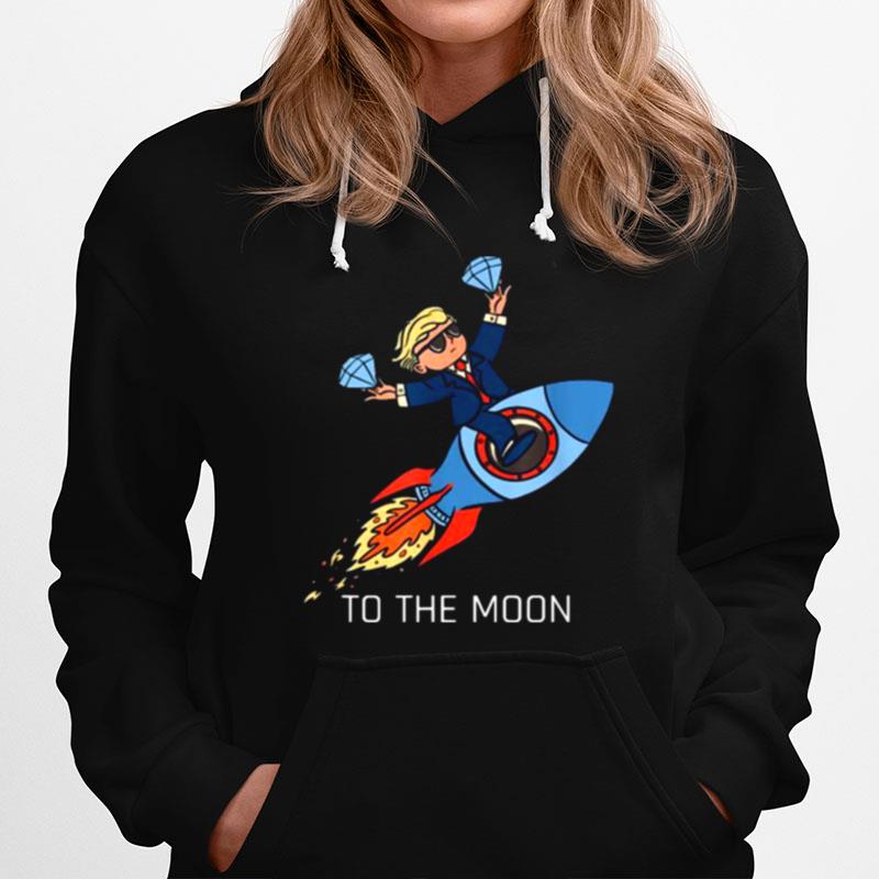 Diamond Hands To The Moon Hoodie