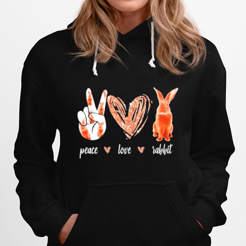 Diamond Peace Love And Rabbit T-Shirt