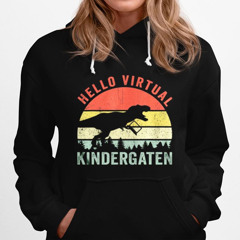 Dinosaur Hello Virtual Kindergarten T-Shirt