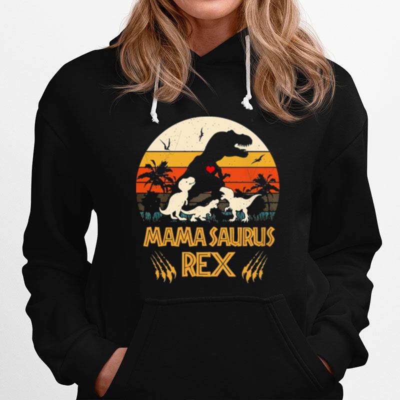 Dinosaur Mamasaurus Rex Vintage Hoodie