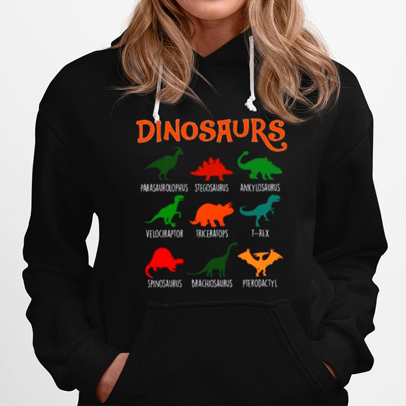 Dinosaur Species Hoodie