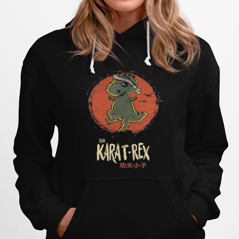 Dinosaur The Karat Rex Japanese Sunset Halloween Hoodie