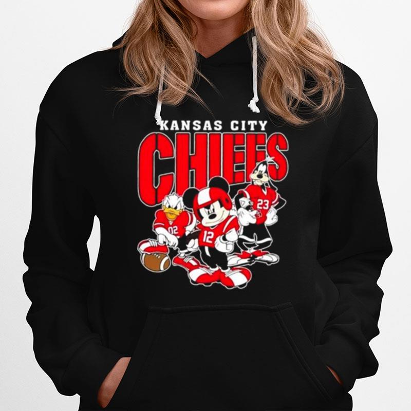 Disney Football Team X Kansas City Chiefs Champions 2023 Super Bowl Lvii Champions Hoodie