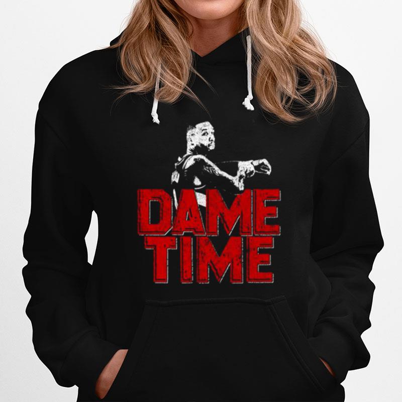 Distressed Design Dame Time Damian Lillard Hoodie