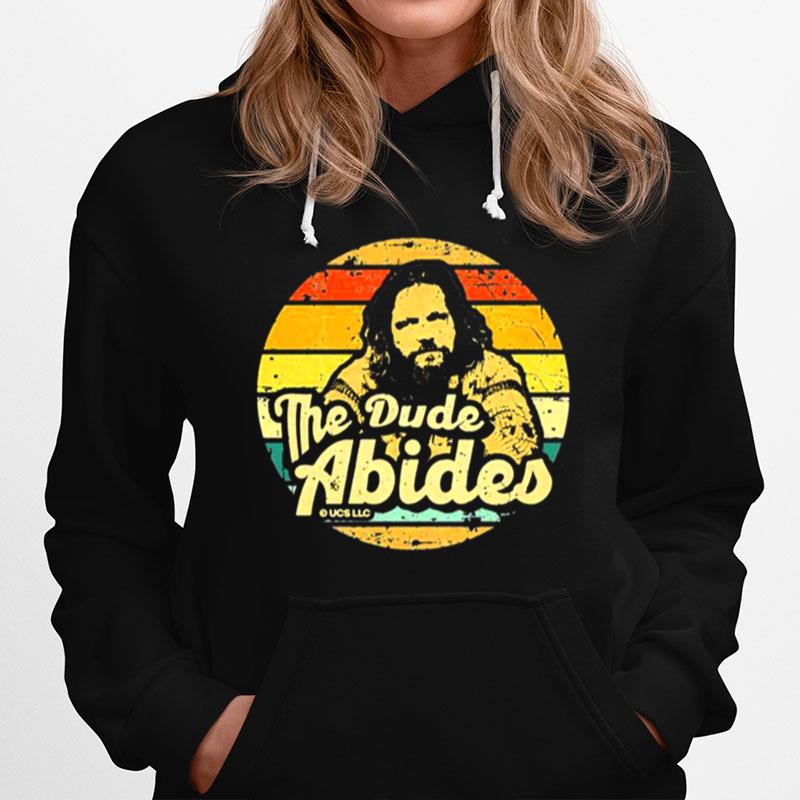 Distressed Design The Big Lebowski The Dude Abides Hoodie