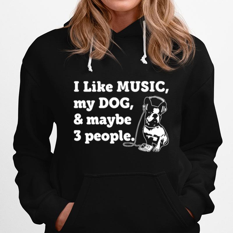 Dog And Music Lover Hoodie