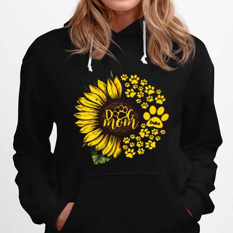 Dog Mom Paw Dog Duke Hoodie