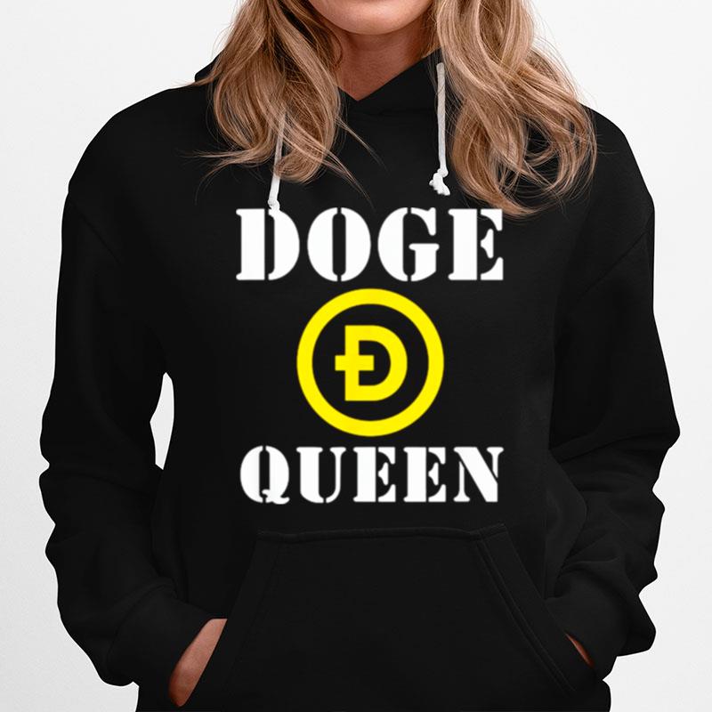 Dogecoin Meme Coin Crypto Queen Hoodie