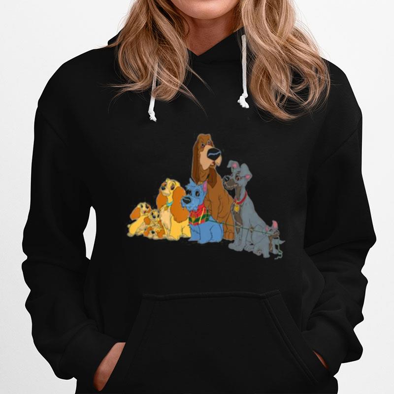 Dogs Design Lady And The Tramp Hoodie