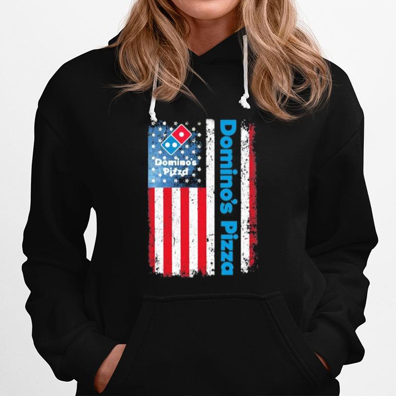 Domino'S Pizza American Flag Hoodie