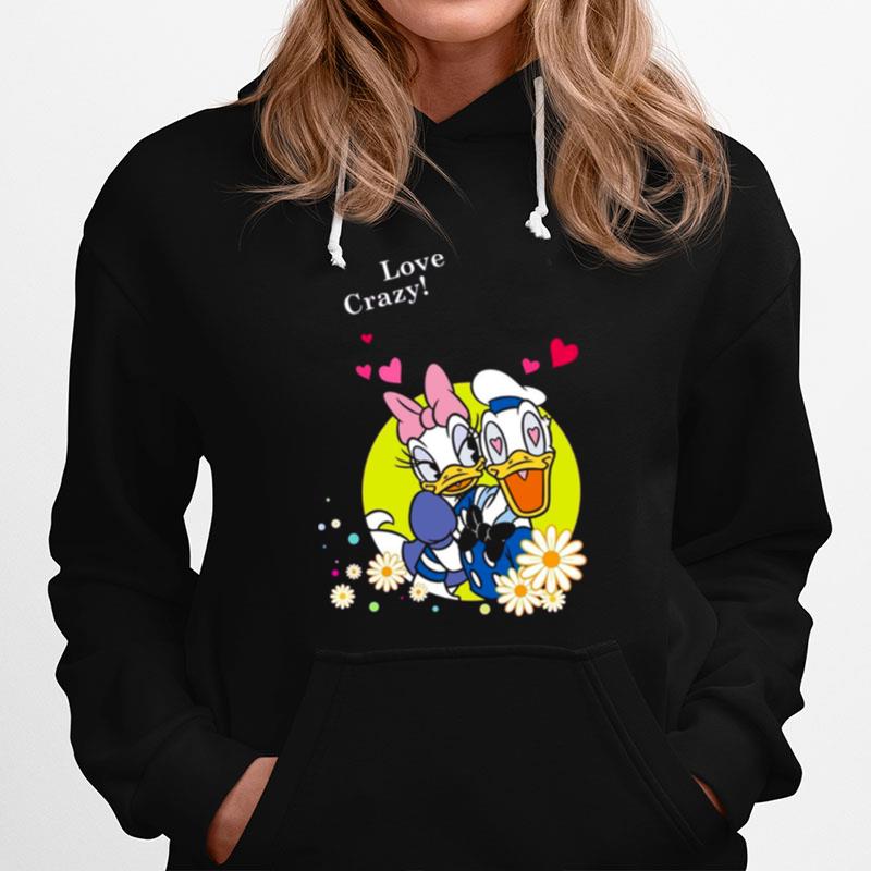 Donald Duck And Daisy Duck Love Crazy T-Shirt