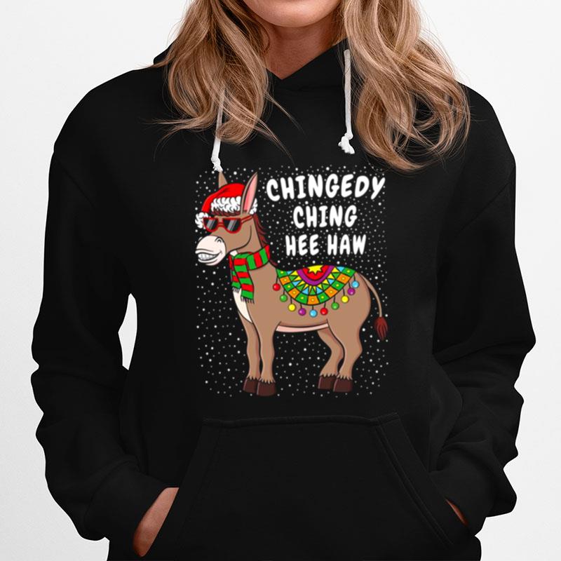 Donkey Funny American Italian Xmas Christmas Hoodie