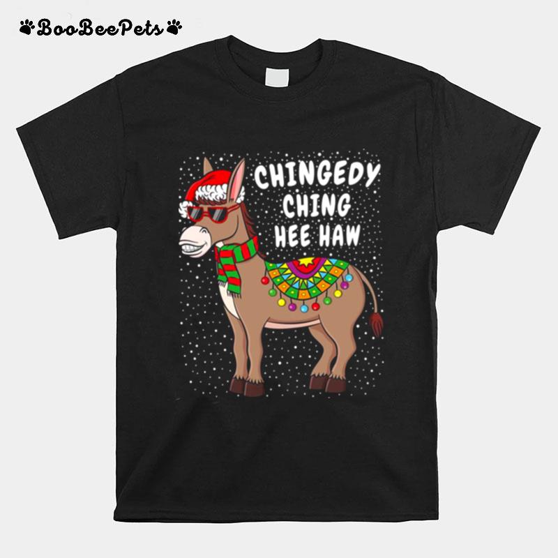 Donkey Funny American Italian Xmas Christmas T-Shirt