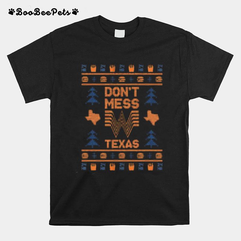 Dont Mess With Texas Ugly Christmas T-Shirt