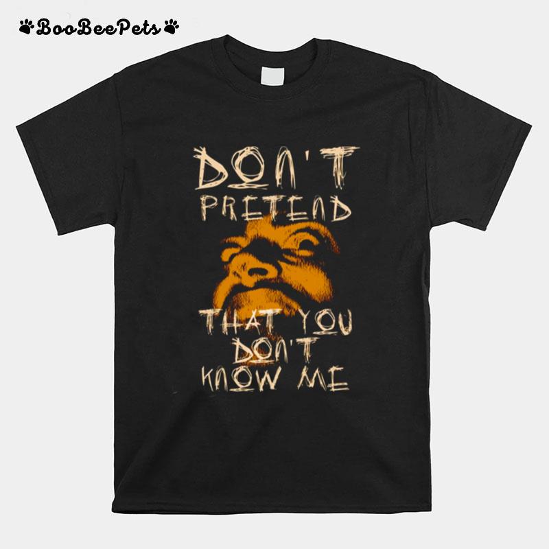 Dont Pretend You Dont Know Me Person Of Interest T-Shirt