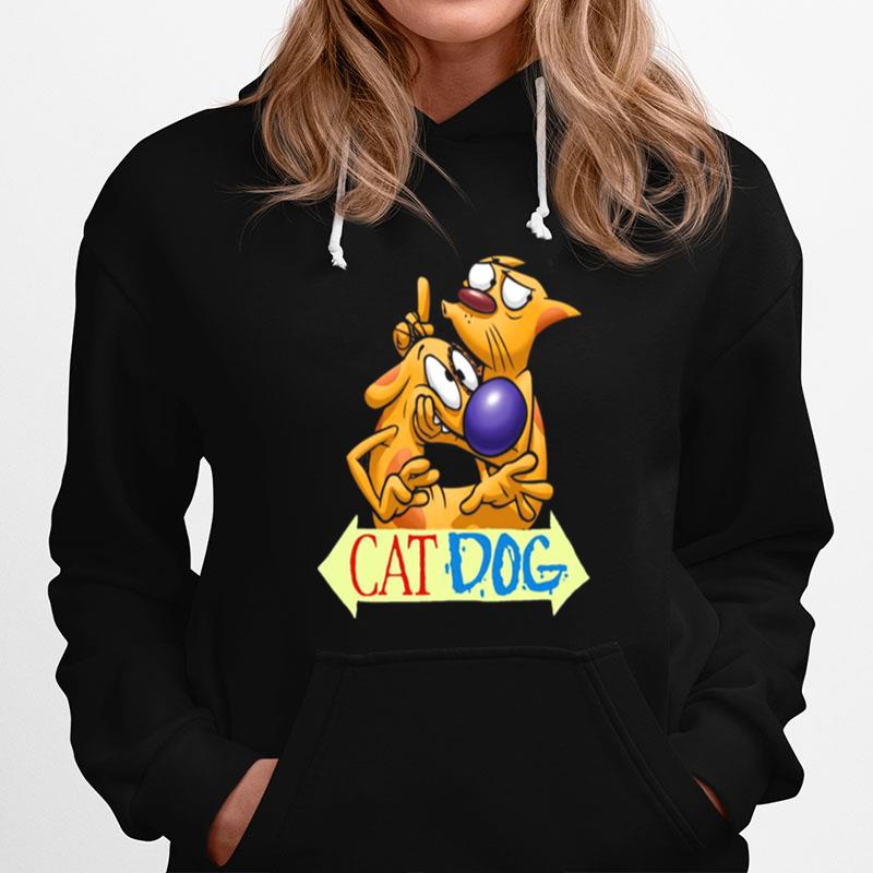 Dont Say A Thing Catdog Logo Hoodie