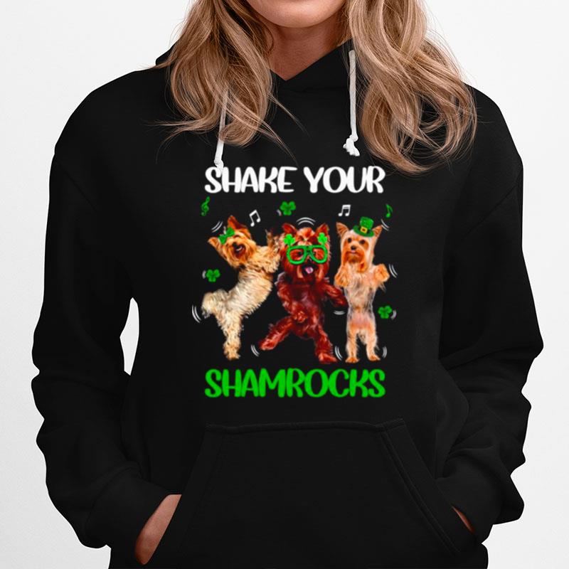 Doodle Dogs Shake Your Shamrocks Happy St Patricks Day Hoodie