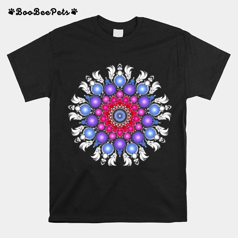 Dot Mandala International Dot Day Geometry Art Good Vibe T-Shirt