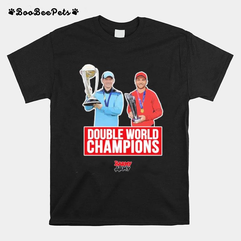 Double World Champions Barmy Army T-Shirt