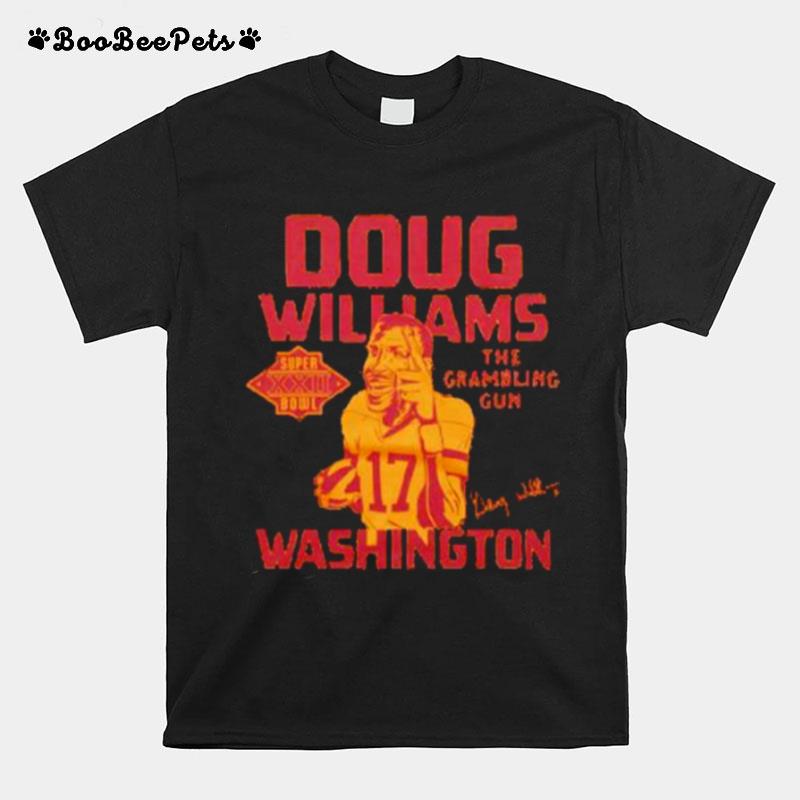 Doug Williams Washington Super Xxii Bowl Signature T-Shirt