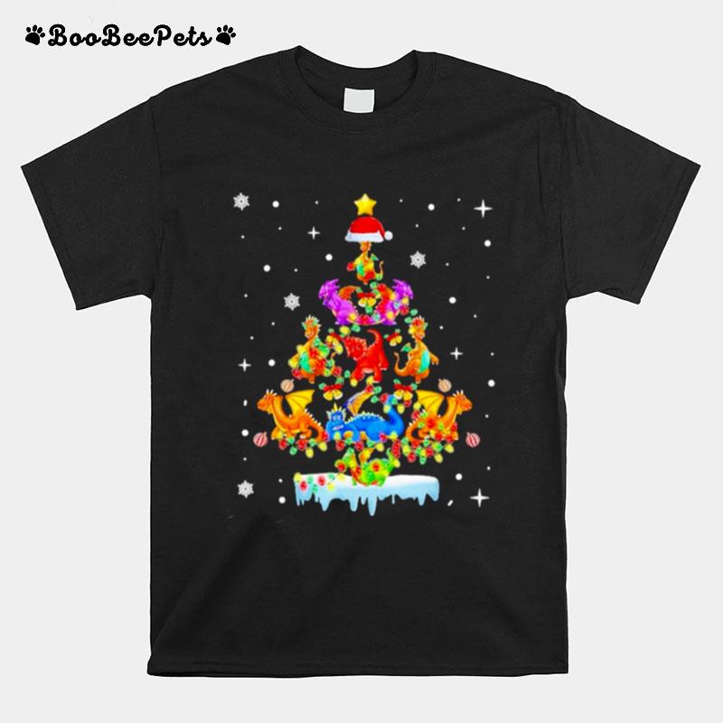 Dragon Christmas Tree T-Shirt