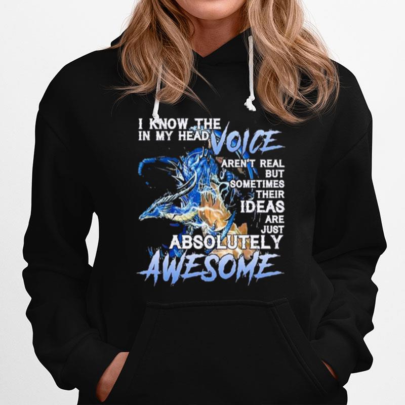 Dragon I Know The In My Head Voice Arent Real But Sometimes Their Ideas Are Just Absolutely Awesome Hoodie