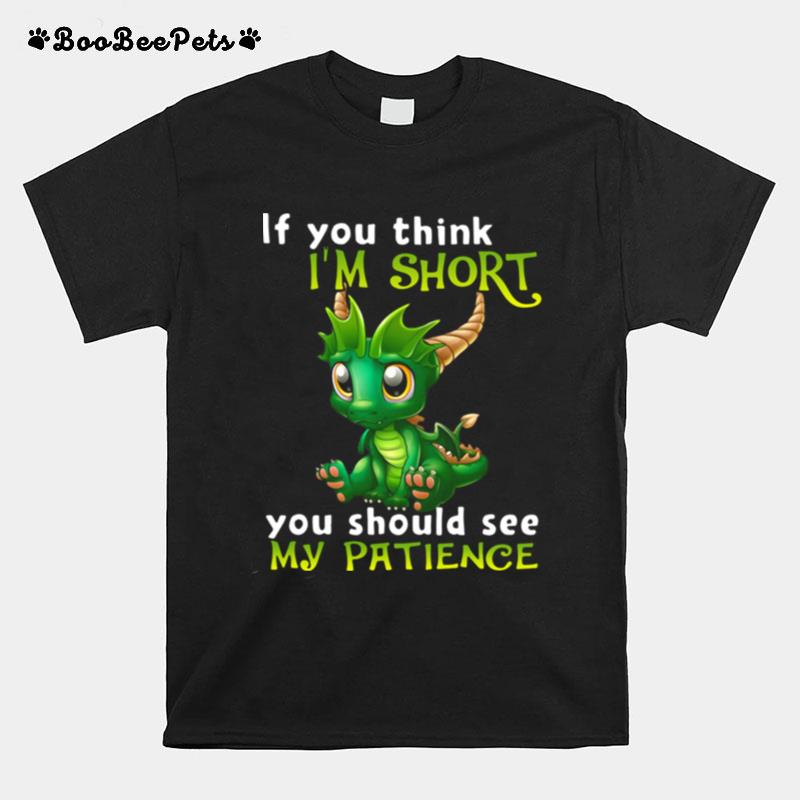 Dragon If You Think Im Short You Should See My Patience T-Shirt