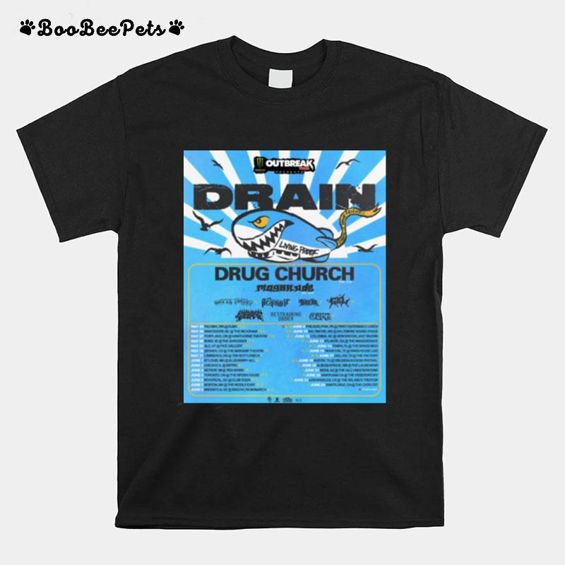 Drain Church 2023 Living Proof Tour Official T-Shirt