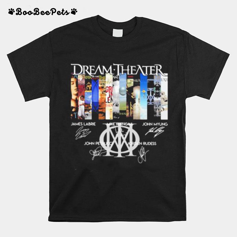 Dream Theater Movie Poster Signatures T-Shirt