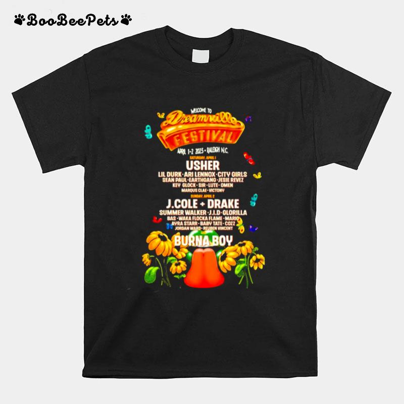 Dreamville Fest Champion Lineup T-Shirt