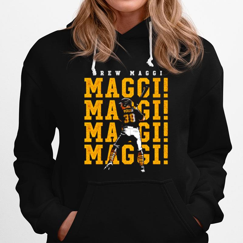 Drew Maggi 39 Baseball Player Hoodie