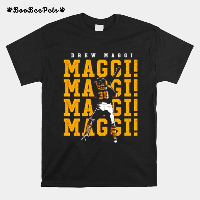 Drew Maggi 39 Baseball Player T-Shirt